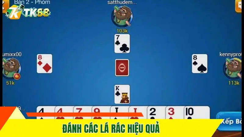 Đánh các lá rác hiệu quả