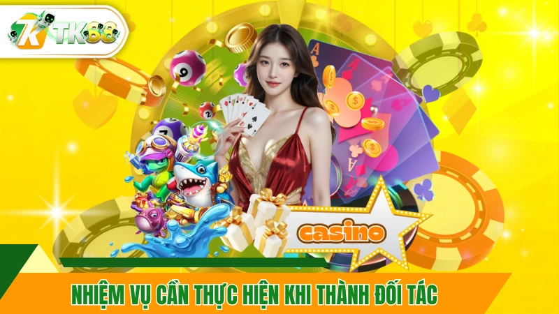 Nhiệm vụ cần thực hiện khi thành đối tác