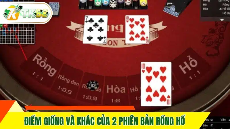 Điểm giống và khác của 2 phiên bản Rồng Hổ