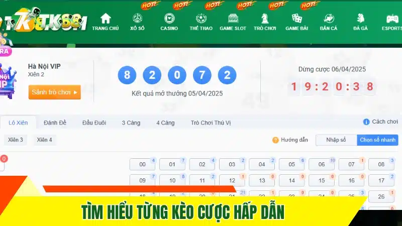 Tìm hiểu từng kèo cược hấp dẫn