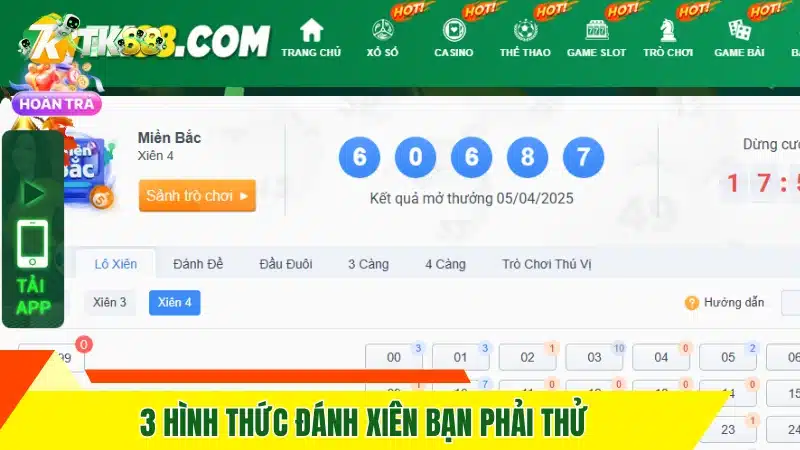 3 hình thức đánh xiên bạn phải thử