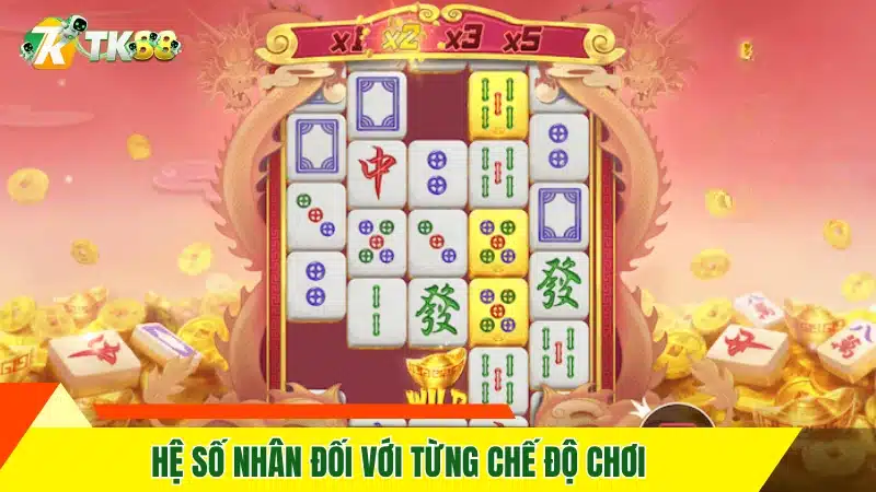 Hệ số nhân đối với từng chế độ chơi